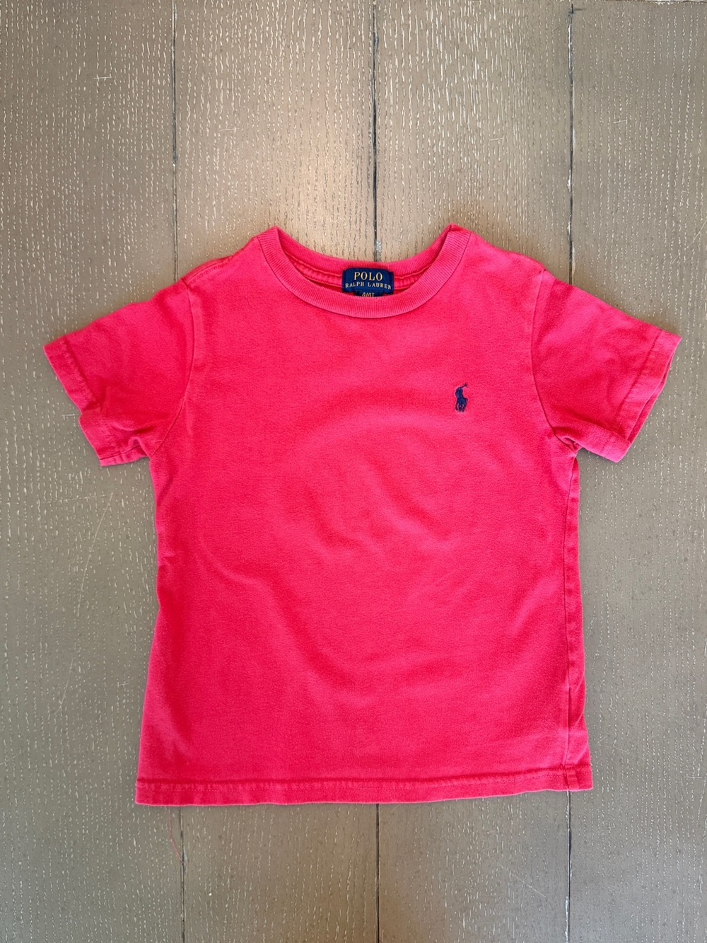 Polo Ralph Lauren Boys’ Short-Sleeve Red Cotton Polo T-Shirt • Size 4T/4 (XS)